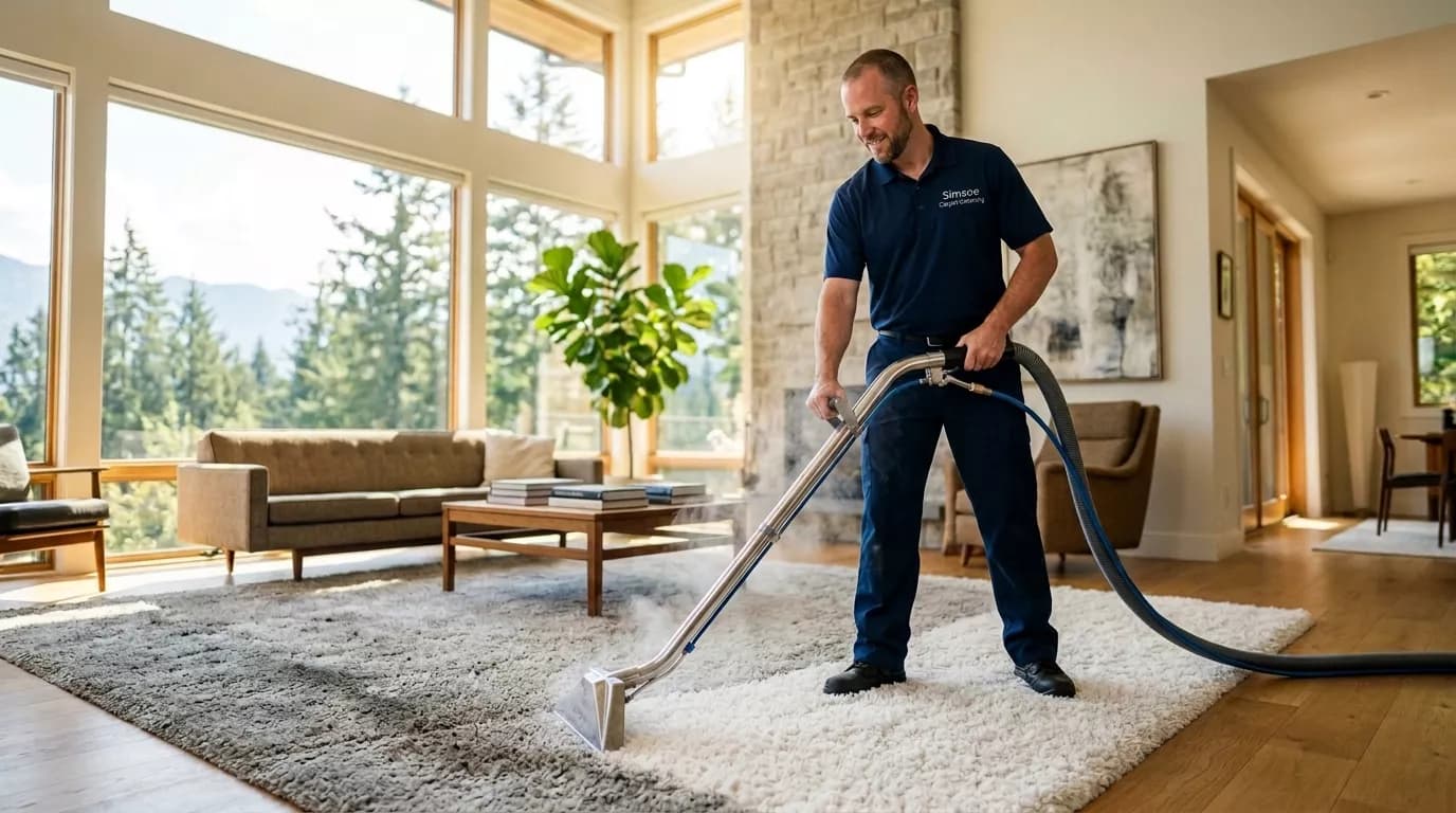 SteamX Carpet Cleaning technician